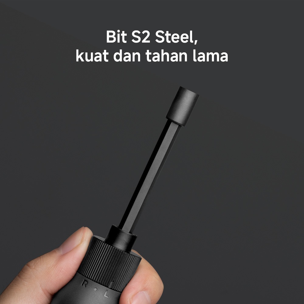 Xiaomi Mi 16-in-1 Ratchet Screwdriver / Ratchet 45 Gigi, Lebih Efisien / 16 Mata Obeng Multifungsi / Bit S2 Steel, Kuat & Tahan Lama / Torsi Tinggi hingga 20 Nm [Xiaomi Official Store] - Gambar 4