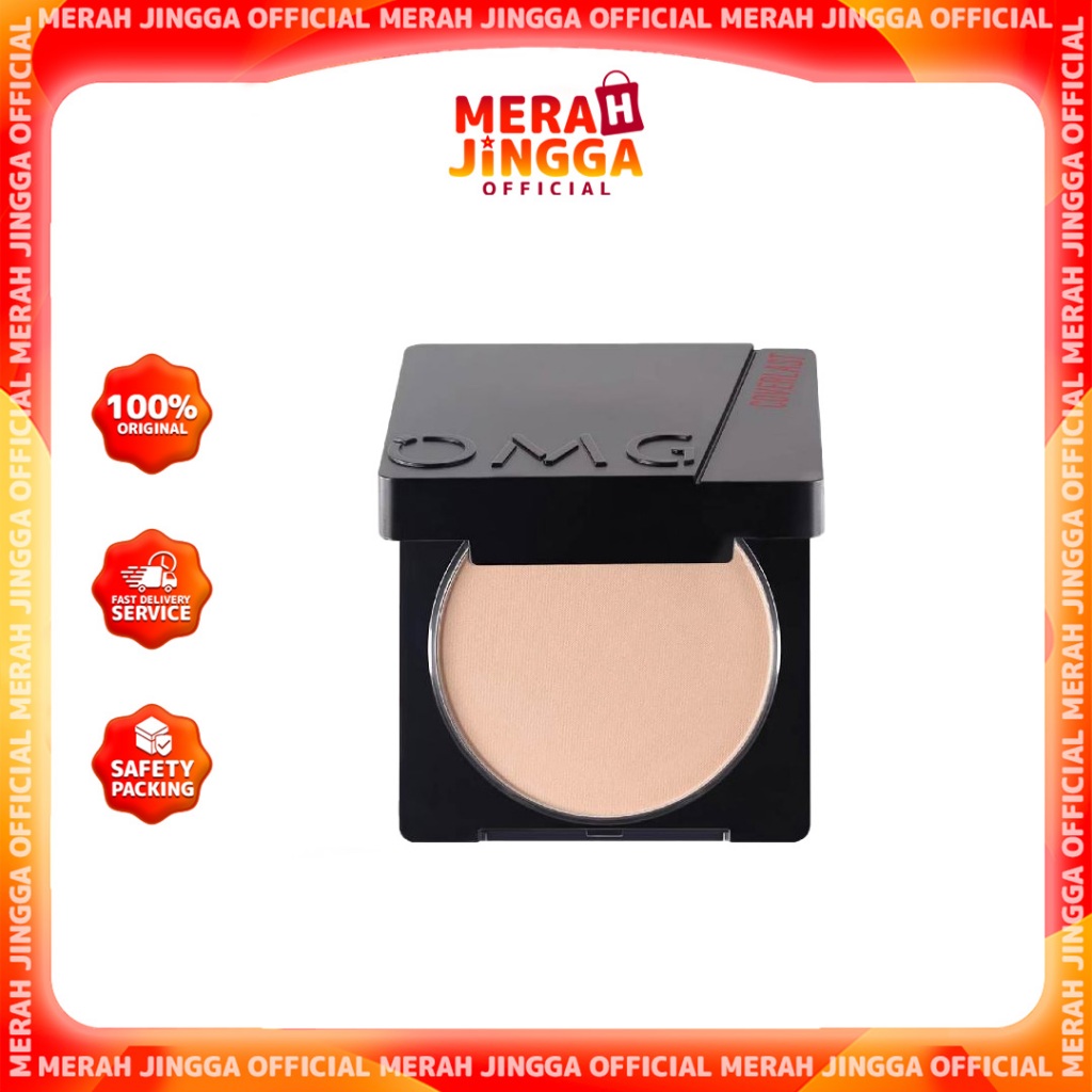 OMG Oh My Glam Coverlast Two Way Cake 12 g - Bedak Padat / Merah Jingga Official