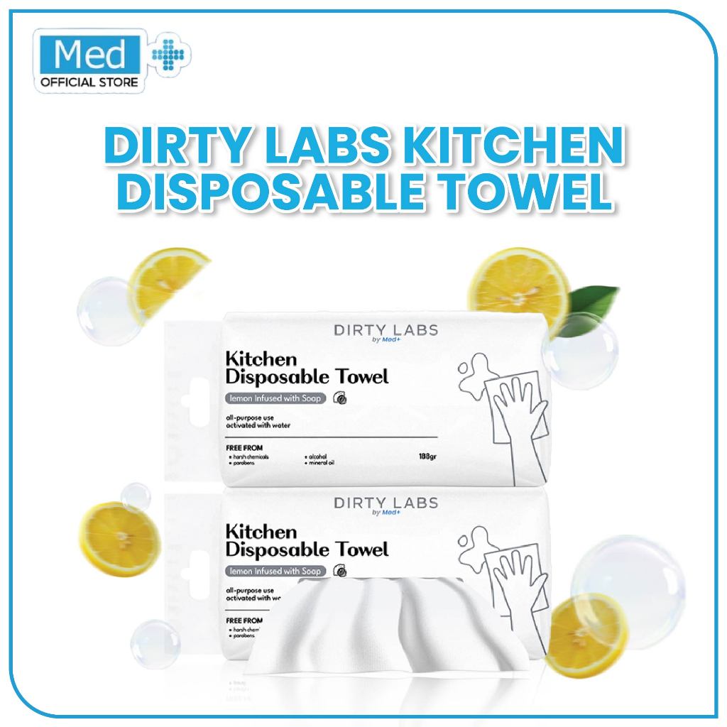 Med+ Kitchen Towel Tissue Disposable Sabun / Tisu Dapur Multifungsi Sekali Pakai Praktis & Higienis