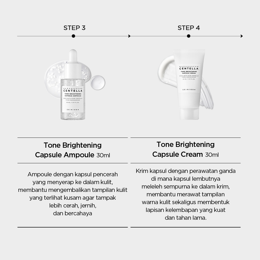 SKIN1004 Madagascar Centella Tone Brightening Travel Kit (box ver.) - Gambar 4