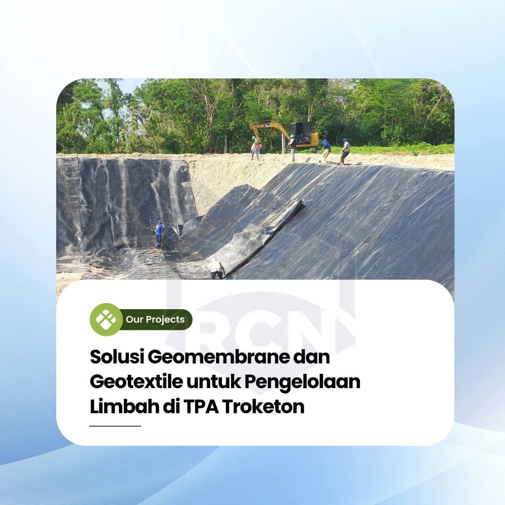 HDPE Geomembrane 300 Micron Lebar 6M dan 7M (Anti Bocor, Tahan UV, Kuat & Aman) - Gambar 4