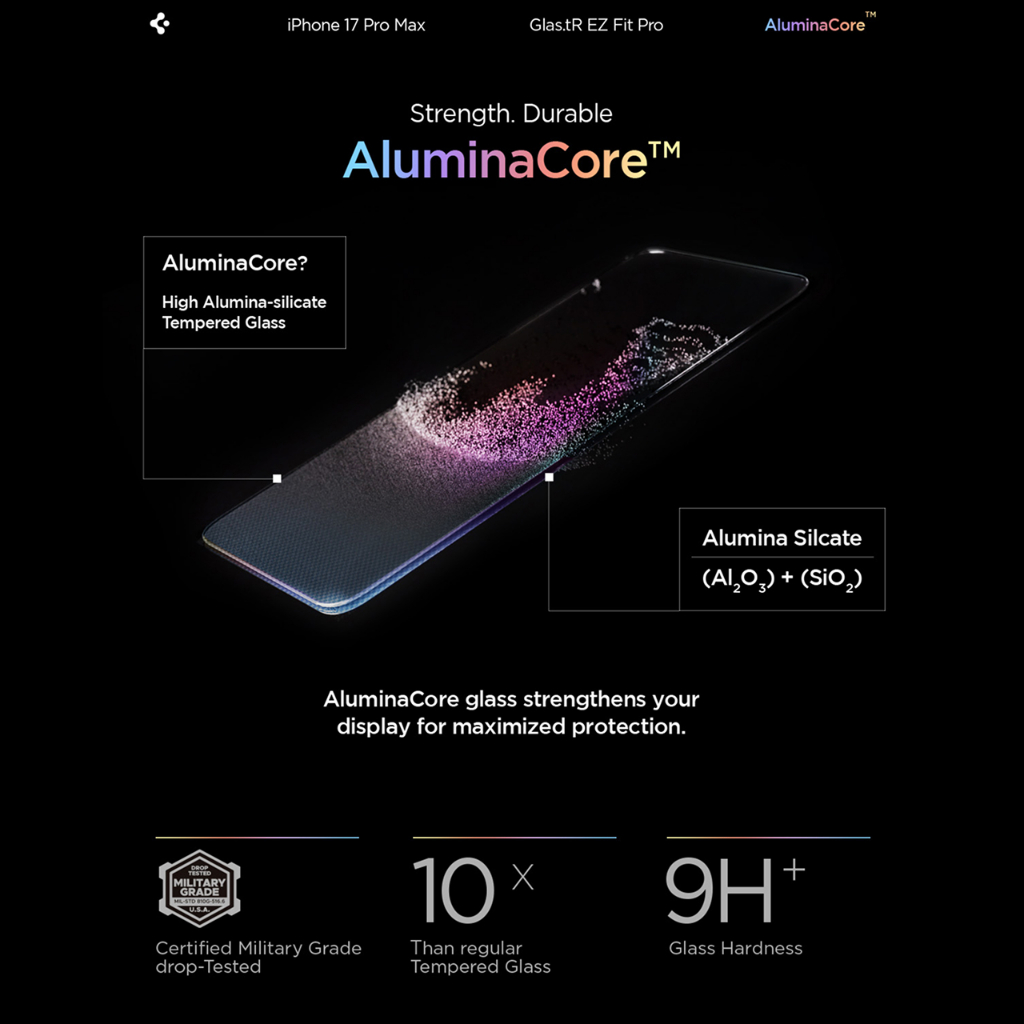 SPIGEN Special Live Tempered Glass for iPhone 17 Pro Max Glas tR EZ Fit 9H Clear Anti Gores Scratch - Gambar 4