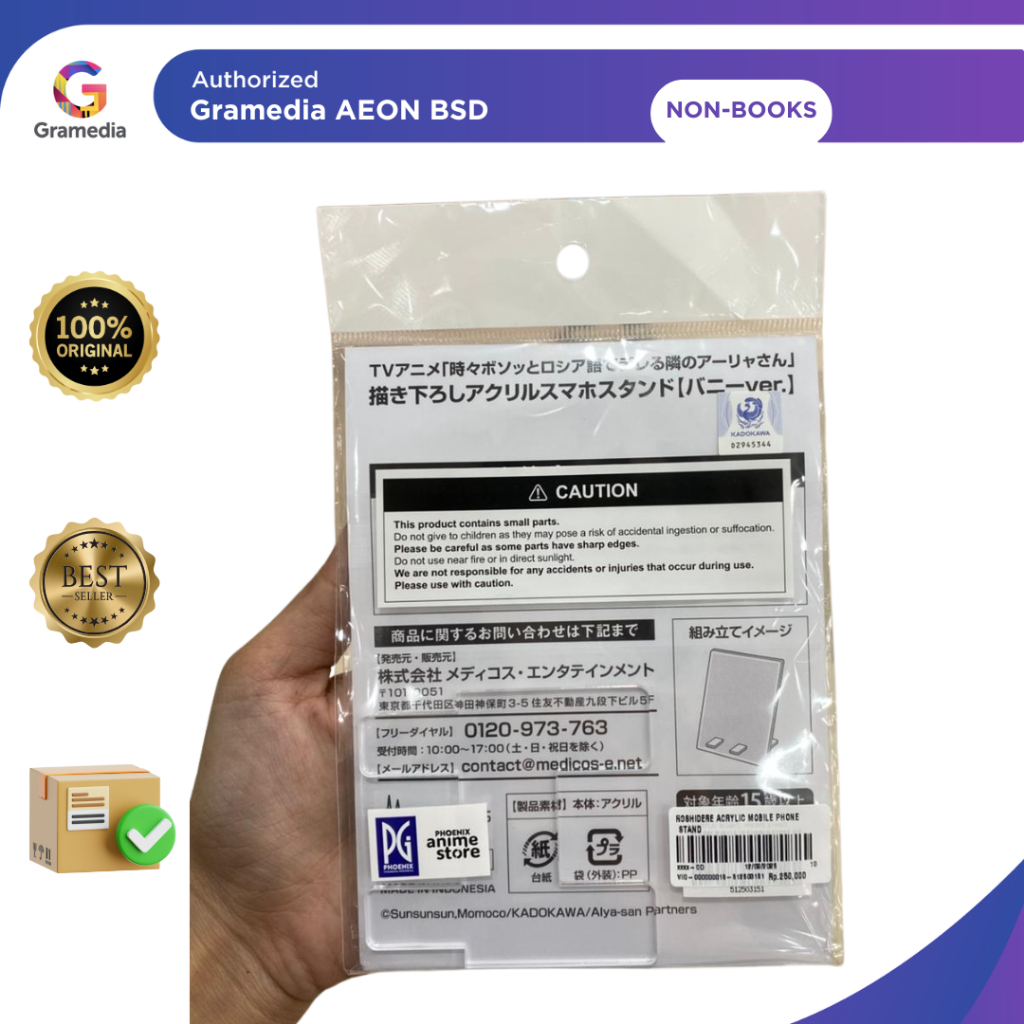 Roshidere Acrylice Mobile Phone Stand - Gramedia AEON BSD - Gambar 2