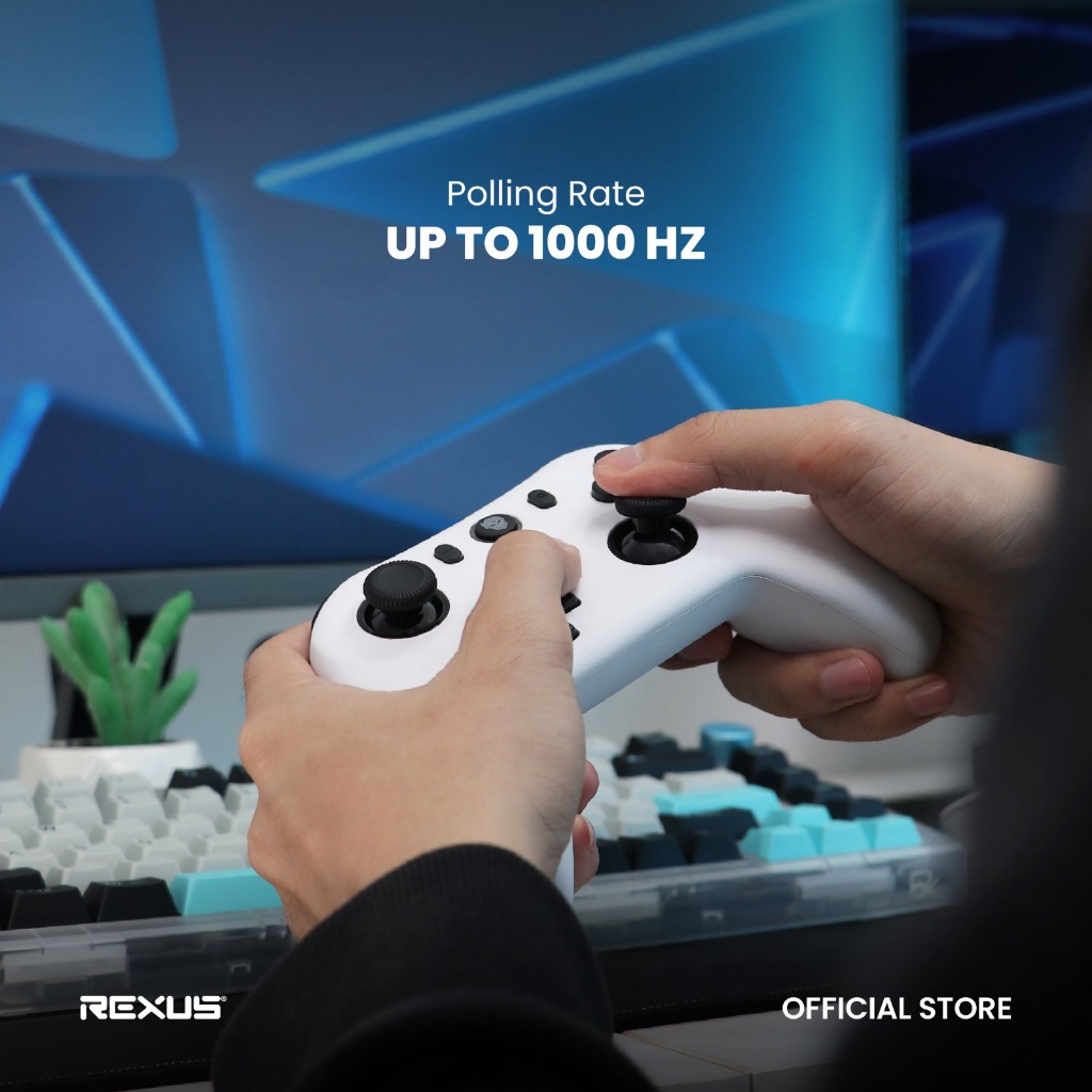 Rexus ASTA V2 / ASTA GEN 2 / GX150 V2 / GX-150 V2 Gaming Joystick Controller With Hall Effect Dual Mode Wireless - Gambar 4