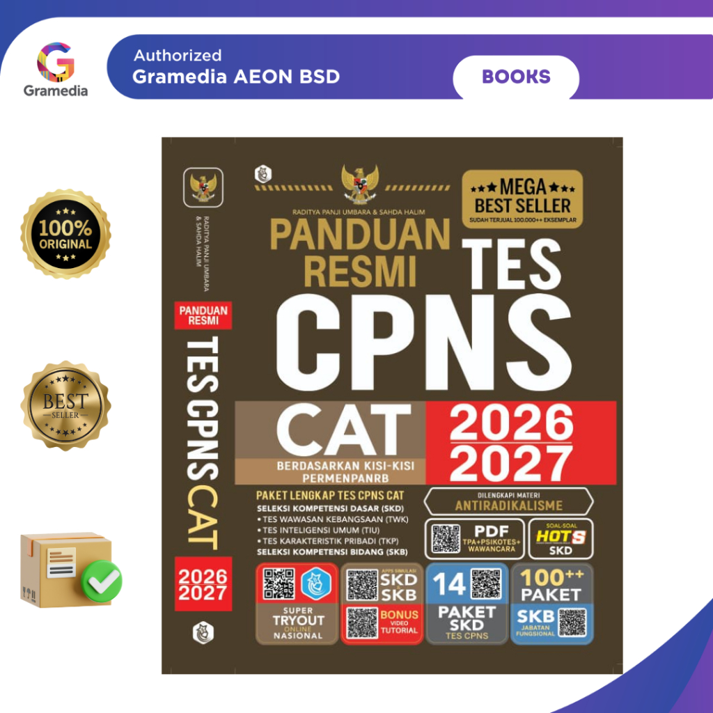 PANDUAN RESMI TES CPNS CAT 2026/2027) - Gramedia AEON BSD