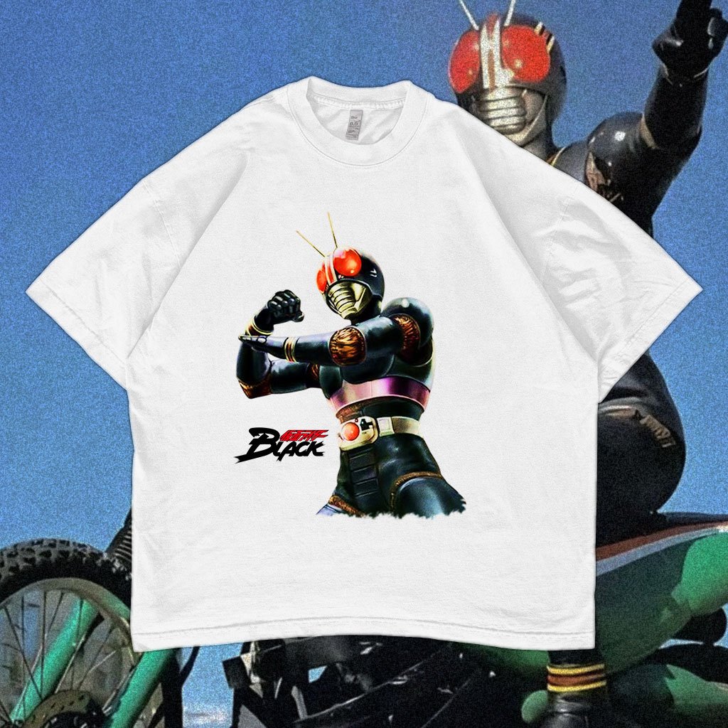 Kamen Rider Black T-Shirt | Oversized T-shirt | Movie Movie | Shopee ...