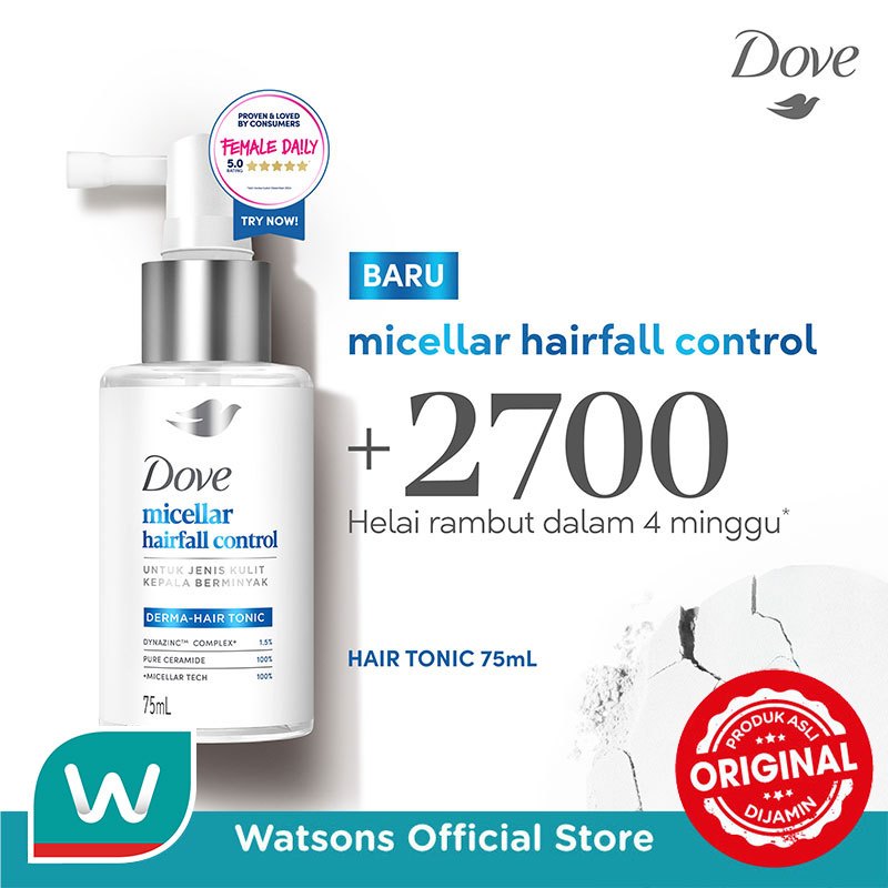 Dove Hair Tonic Micellar Hairfall Control 75ml