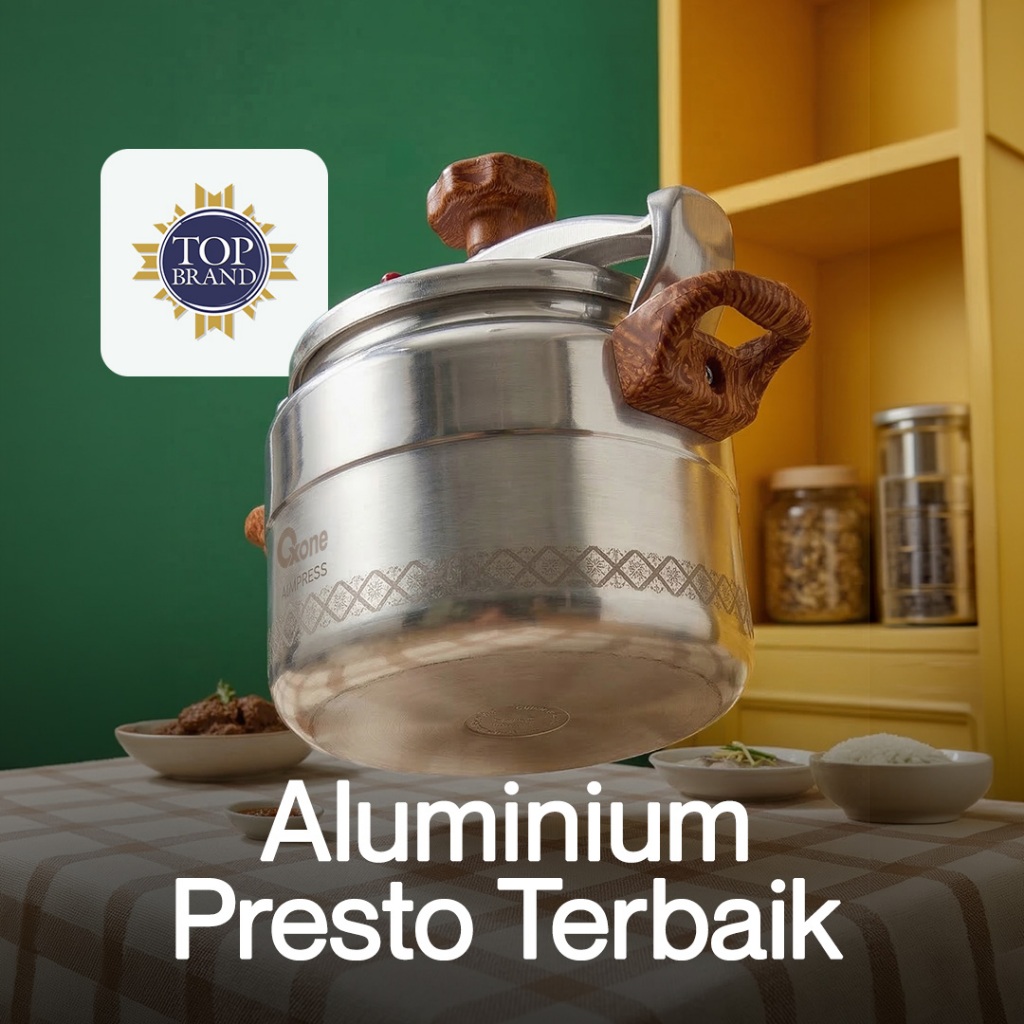 Oxone OX2012 Presto Panci Daging Alumunium Pressure Cooker 12L - Gambar 3