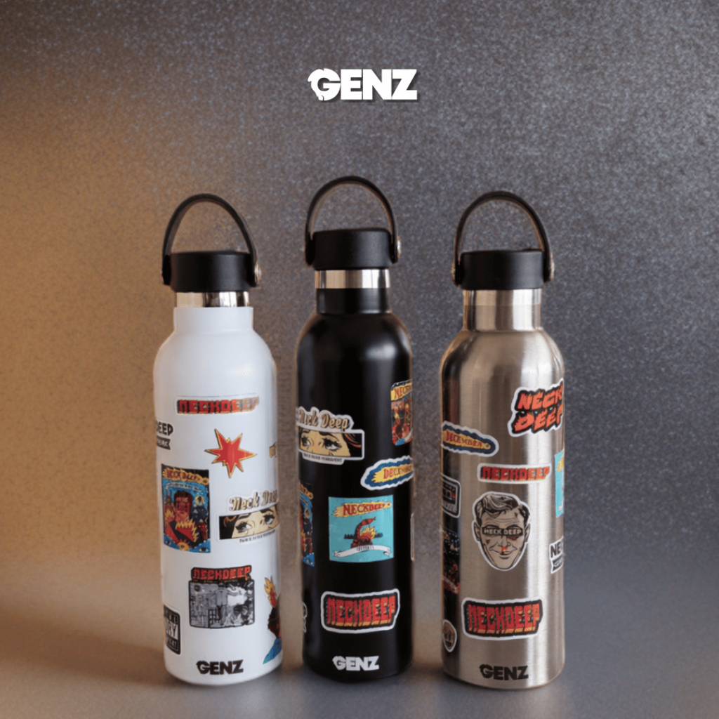 TUMBLER Arizona NECKDEEP Tahan dingin Gagang Karet Premium Stainless Steel Double Wall 750ml Botol Minum Kalcer