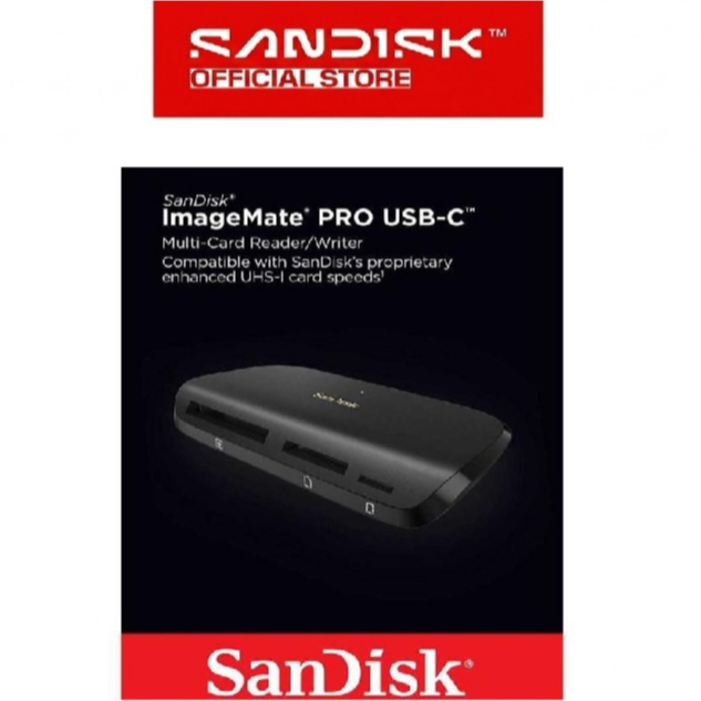 SANDISK ImageMate PRO USB-C Multi Card Reader/Writer - Gambar 3