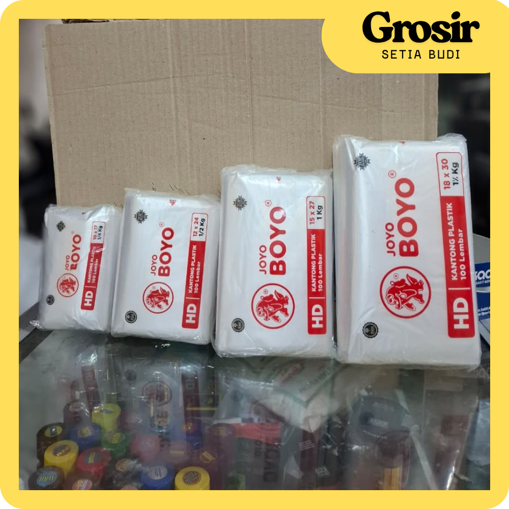 Plastik Boyo HDPE 10x17, 12x24, 15x27, 18x30