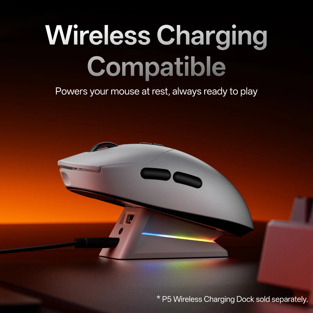 Rapoo VT1/VT-1 MAX Gen-2 Mouse Wireless 49g Lightweight  Gaming 8K Polling Rate PAW3950 - Gambar 3