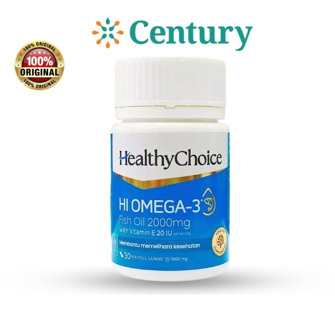 HEALTHY CHOICE HI OMEGA-3 30 KAPS / SUPLEMENT KESEHATAN / OMEGA 3 /MINYAK IKAN - Gambar 2