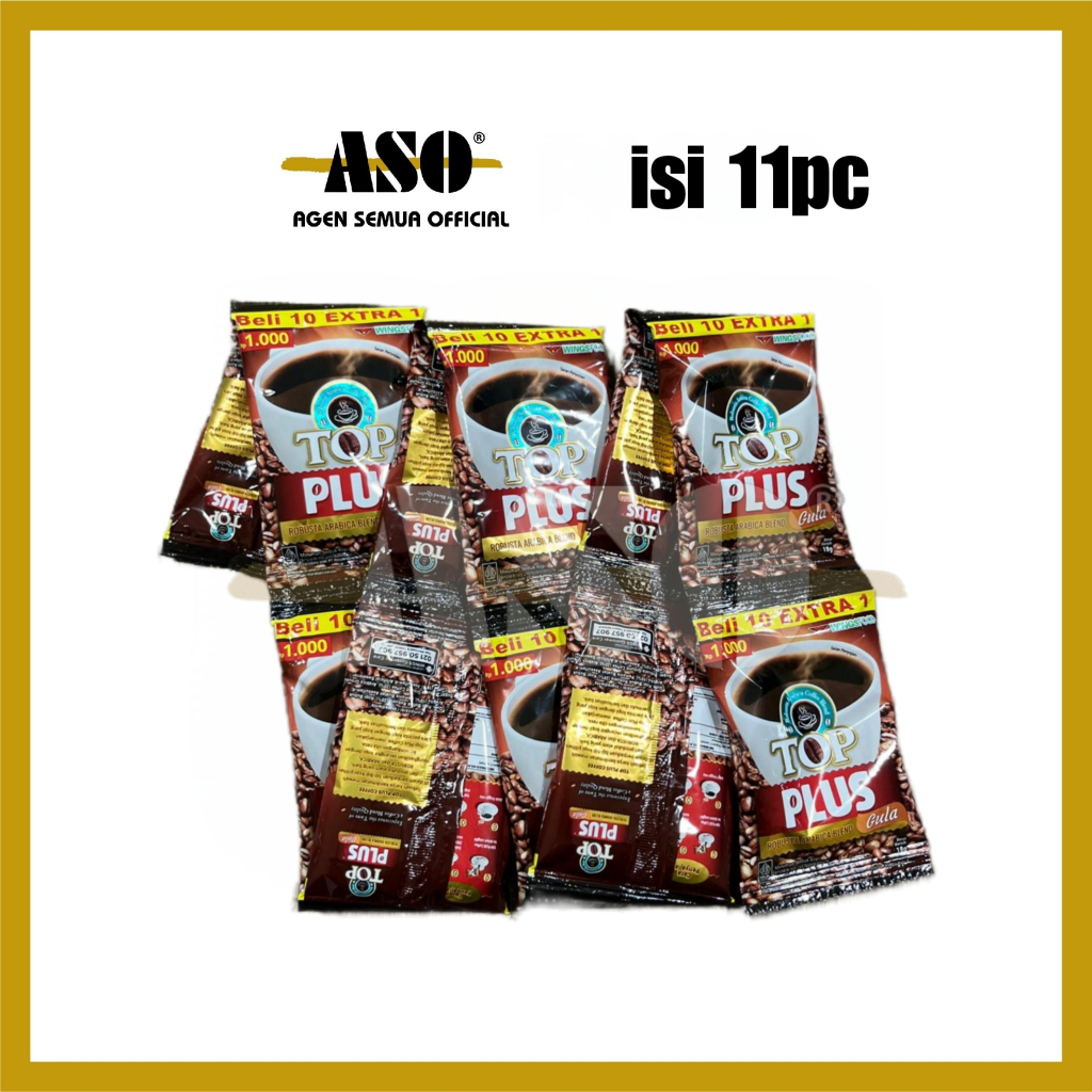 TOP COFFEE PLUS GULA RENCENG ( ISI 10 ) - Gambar 3