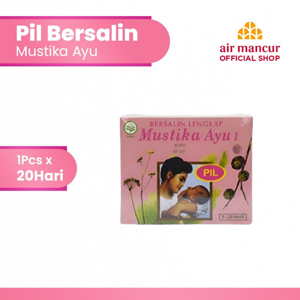 Air Mancur Jamu Pil Bersalin Mustika Ayu 20 Hari - Melahirkan