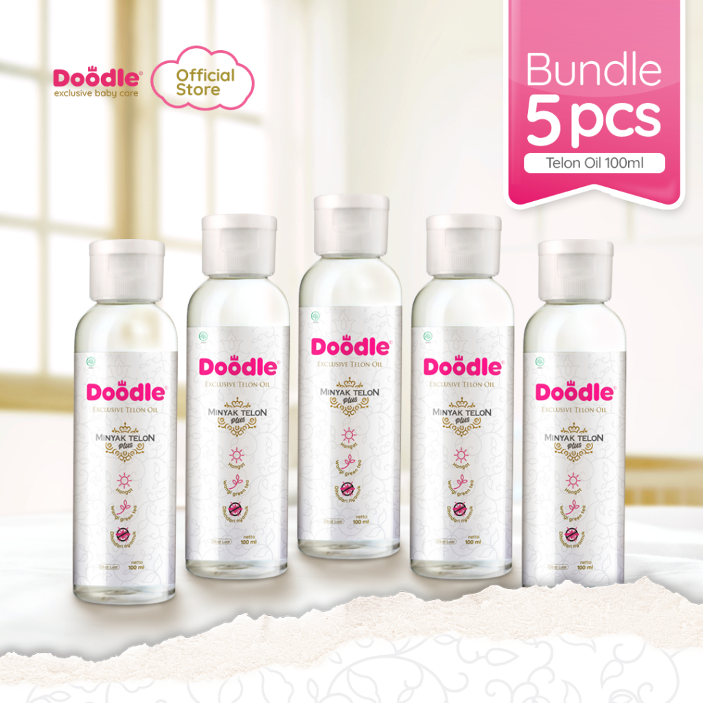 Doodle Bundle 5 pcs Minyak Telon ukuran 100 Ml