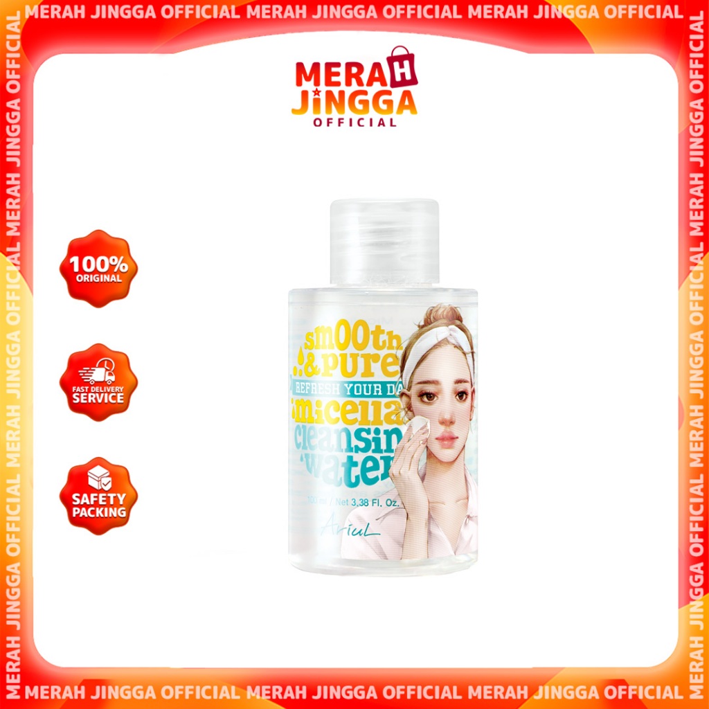 Ariul Smooth & Pure Micellar Water / Merah Jingga Official