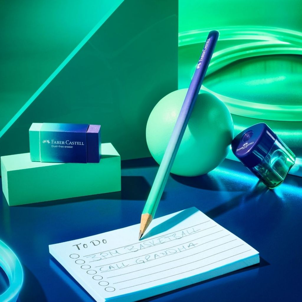 Faber-Castell Paket Alat Tulis Pulpen, Pensil, Penghapus dan Rautan Follow Your Flow Stationery Series - Gambar 2