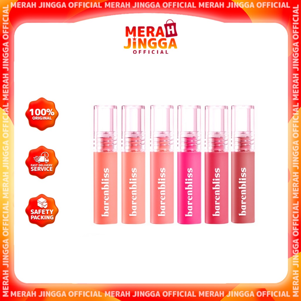 BNB Barenbliss Korean Bloomatte Full Bloom Transferproof Matte Tint / Merah Jingga Official