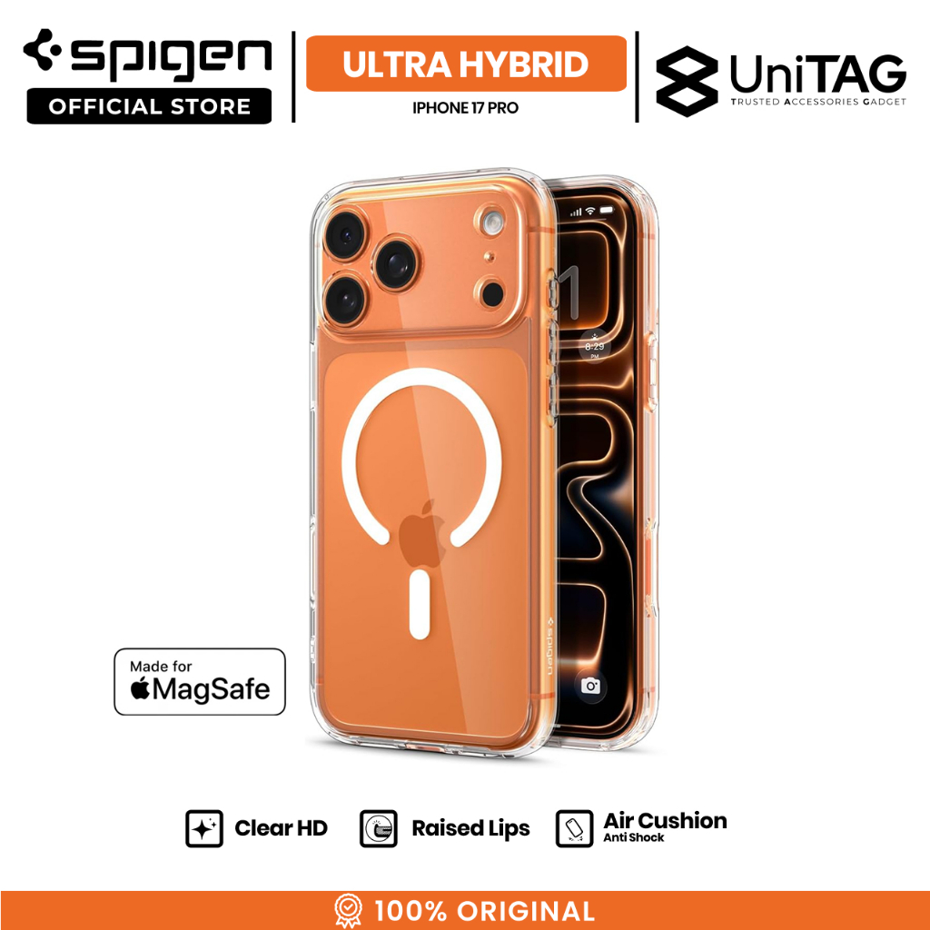 SPIGEN Special Live Case for iPhone 17 Pro Ultra Hybrid Magfit Clear Anti Shock Transparant Cover Casing