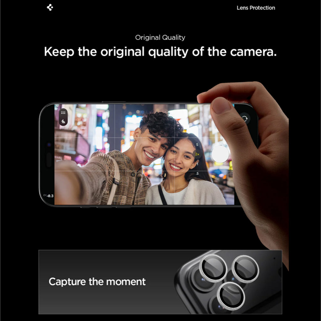 SPIGEN Special Live Lens Protector for iPhone 17 Pro Max GlastR EZFit Optik Pro Camera Protection - Gambar 3
