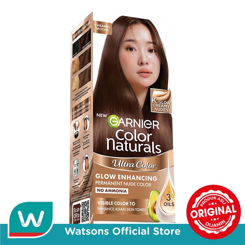 Garnier Color Naturals Ultra Color K-Glow Kit Caramel Mocha