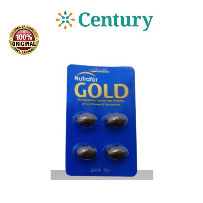 Nutrafor Gold Multi Vitamin 1 Strip isi 4 Tab / Suplemen Vitamin Dan Mineral - Gambar 2