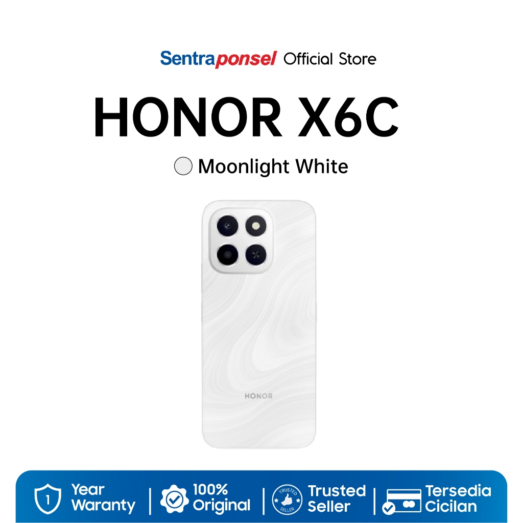 HONOR X6C 6GB/256GB NFC MediaTek Helio G81 Ultra, 5300mAh 35W / Garansi Resmi Honor Indonesia 1 Tahun - Gambar 3