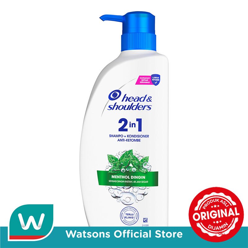 Head & Shoulders 2-in-1 Shampoo Cool Menthol 400ml - Gambar 2