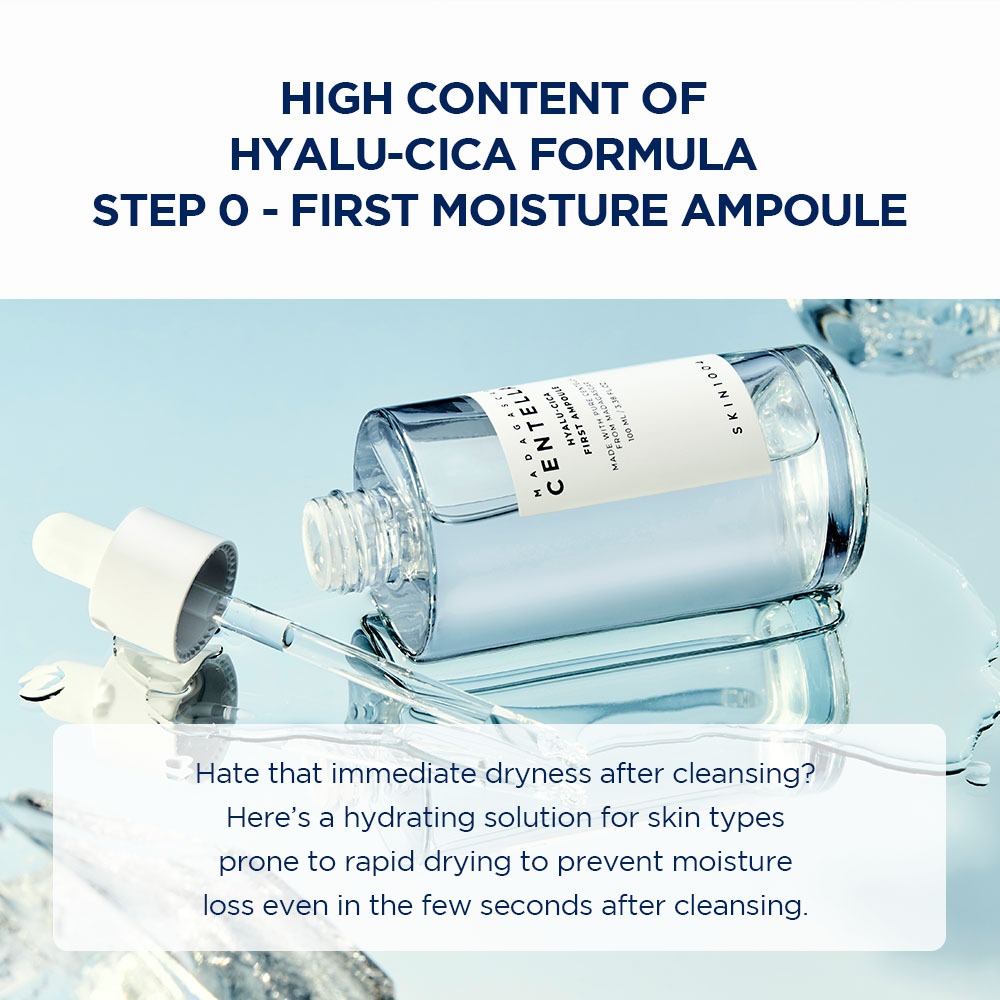 SKIN1004 Hydrating All-in-One Set (Hyalu-Cica First Ampoule 100ml + Brightening Toner 210ml +Moisture Cream 75ml + Gentle Cleansing Milk 200ml + Water-Fit Sun Serum 50ml) - Gambar 4
