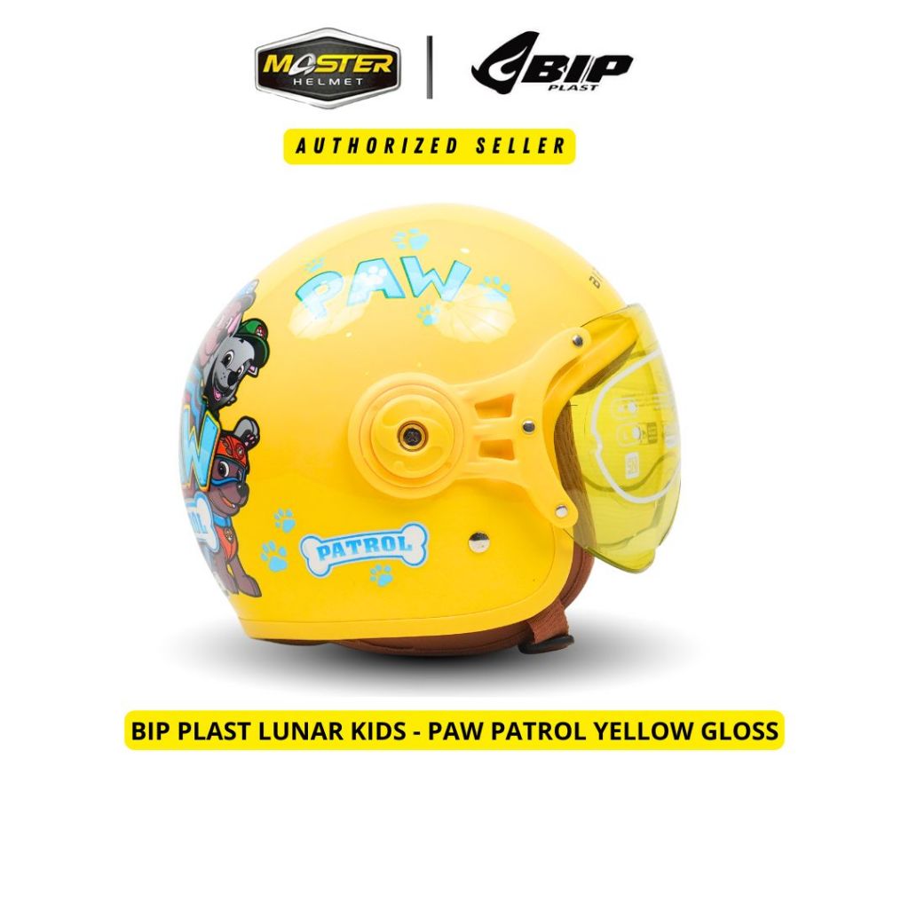 Bipplast Helm Anak SNI Karakter Laki Perempuan Cowo Cewe Lucu lunarkids Dino Usia 3 4 5 6 Tahun - Gambar 3