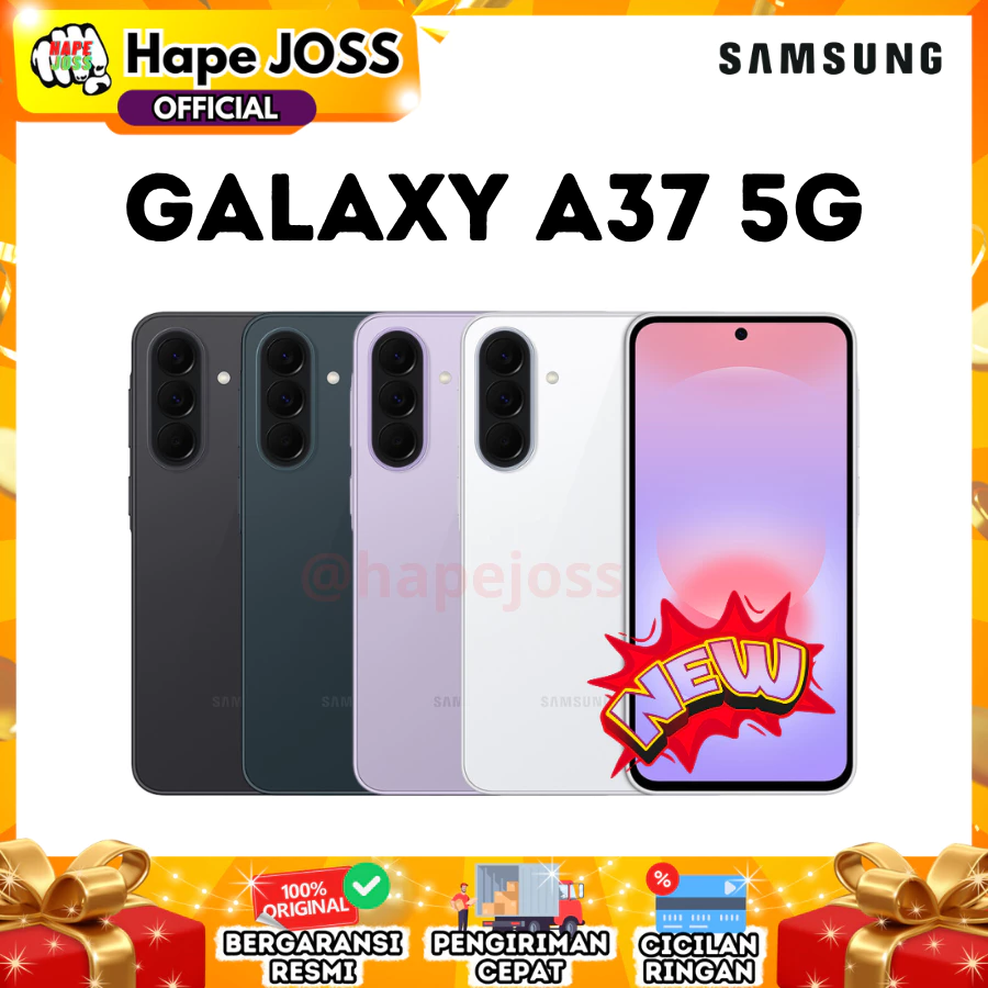 Samsung Galaxy A37 5G 8/256GB NFC ( FREE ADAPTER 25W/BUDS CORE ) Garansi Resmi Indonesia