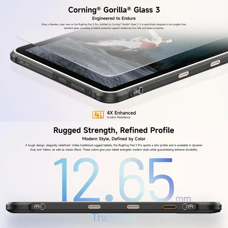Ulefone RugKing Pad 2 Pro 10.1''LCD IPS 90HZ Unisoc T2750 10200mAh 18W 48MP - Gambar 4