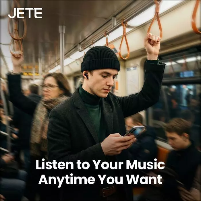 TWS JETE TX6 Wireless Earphone with sliding case Headset Bluetooth V6.0 ANC NOISE CANCELLING IPX4 Super Bass ENC 4 Mic Type C charging (RTL) - Gambar 4
