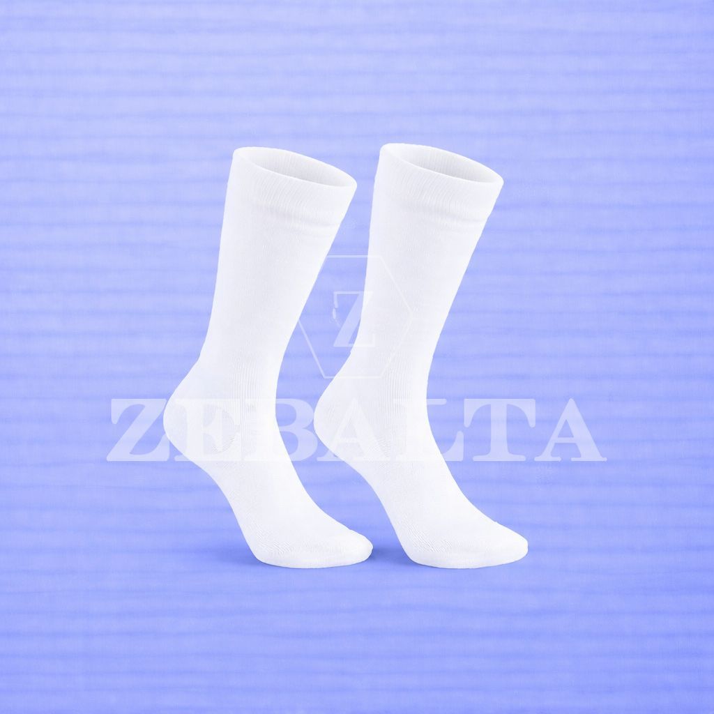 ZEBALTA - [Paket 6 & 12 Pasang] Kaos Kaki Anak Sekolah Putih Sd/Smp/Sma - Gambar 2