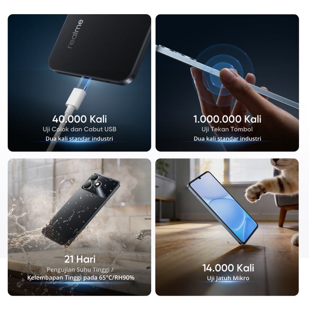 [BUNDLING] realme Note 80 4GB/64GB+ T200 Lite TWS - Gambar 4