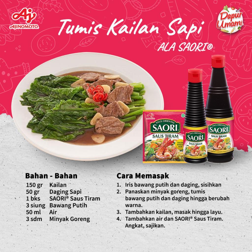 SAORIÂ® Saus Oriental Tiram 270ML (2pcs) - Dengan Ekstra Tiram Asli Berkualitas - Rasa Gurih Manis Asin Yang Seimbang - Gambar 3