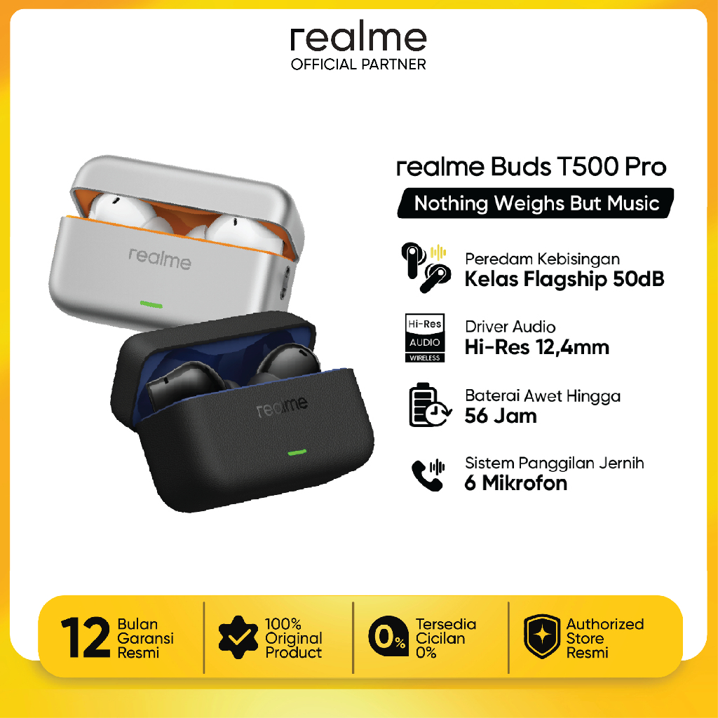 [BUNDLING] realme C100 8GB/256GB + Buds T500 Pro bundle - Gambar 3