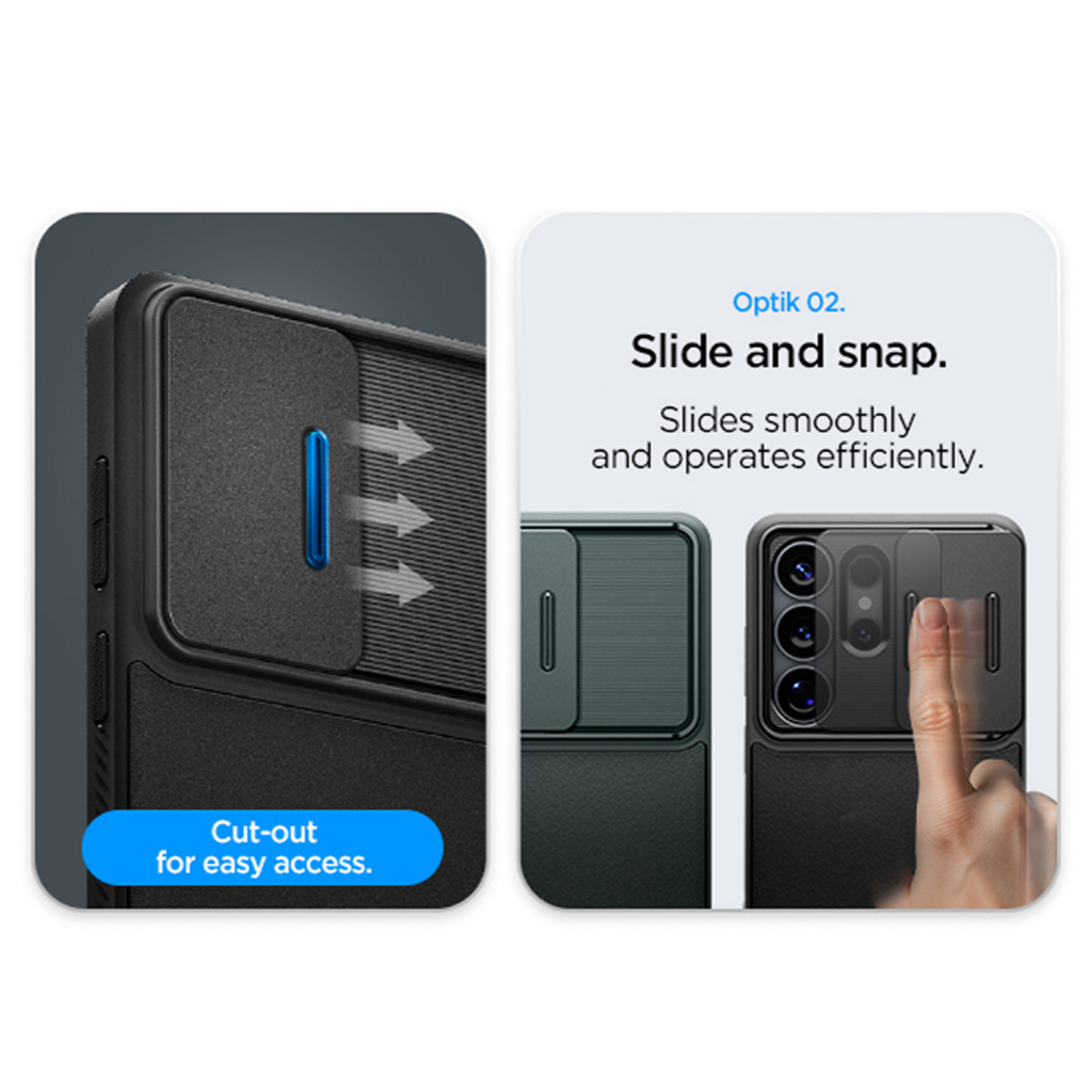SPIGEN Case for Samsung S26 Ultra Optik Armor Camera Slide Protection Casing - Gambar 3