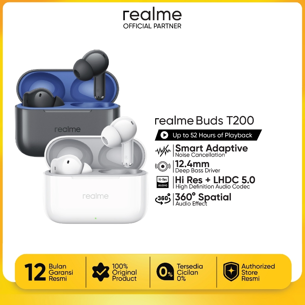 [BUNDLING] realme C100 6GB/128GB + Buds T200 - Gambar 3