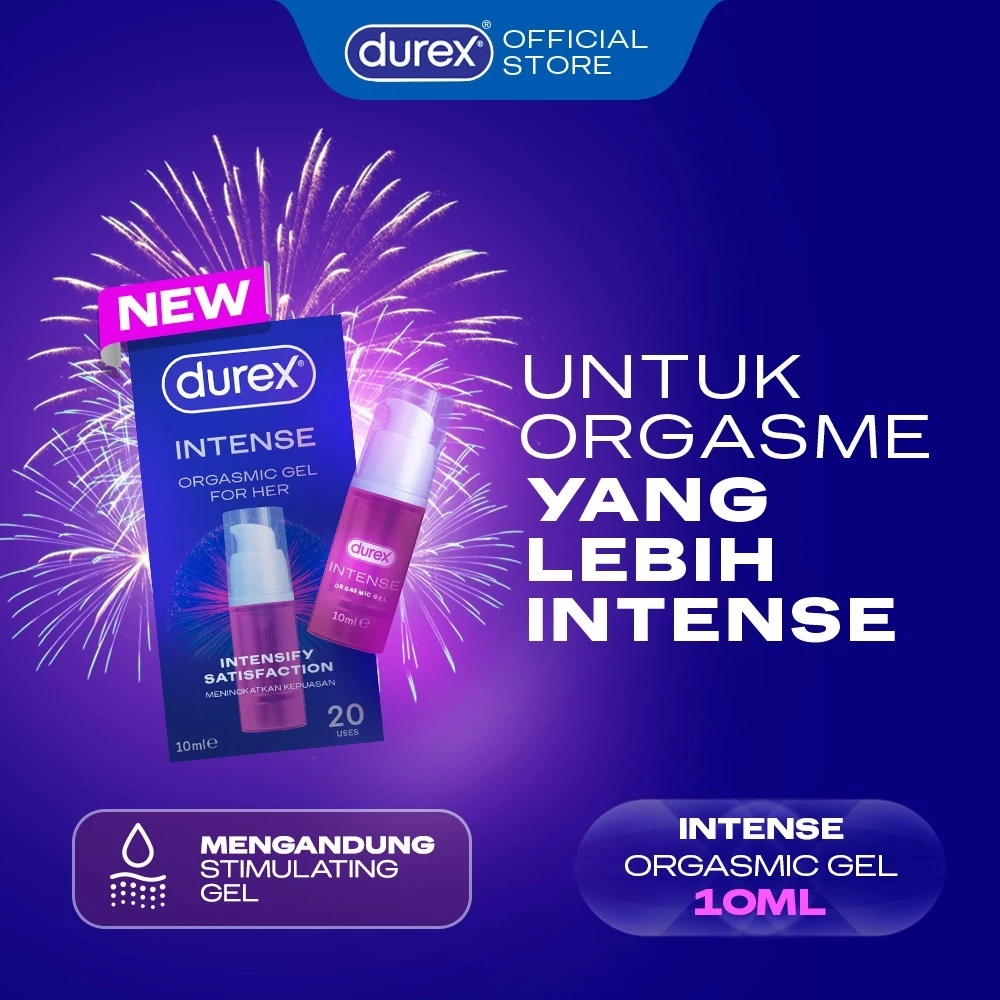 (BEST SELLER) Durex Intense Orgasmic Gel For Her - 10ml (Gel Tanpa Pewangi Yang Dirancang Untuk Meningkatkan Sensitivitas Area Intim Wanita, Untuk Pengalaman Yang Lebih Terasa Menyenangkan)