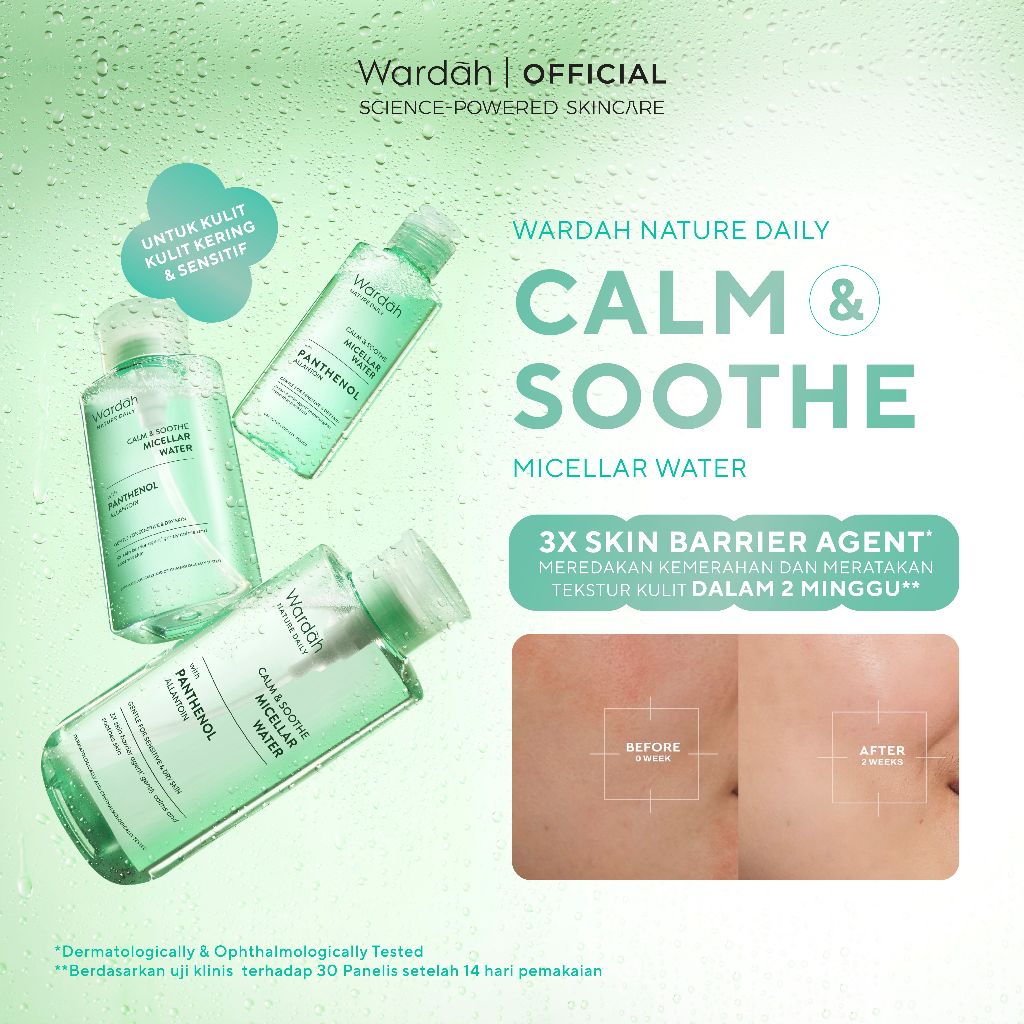 WARDAH Nature Daily Calm & Soothe Micellar Water - Skincare