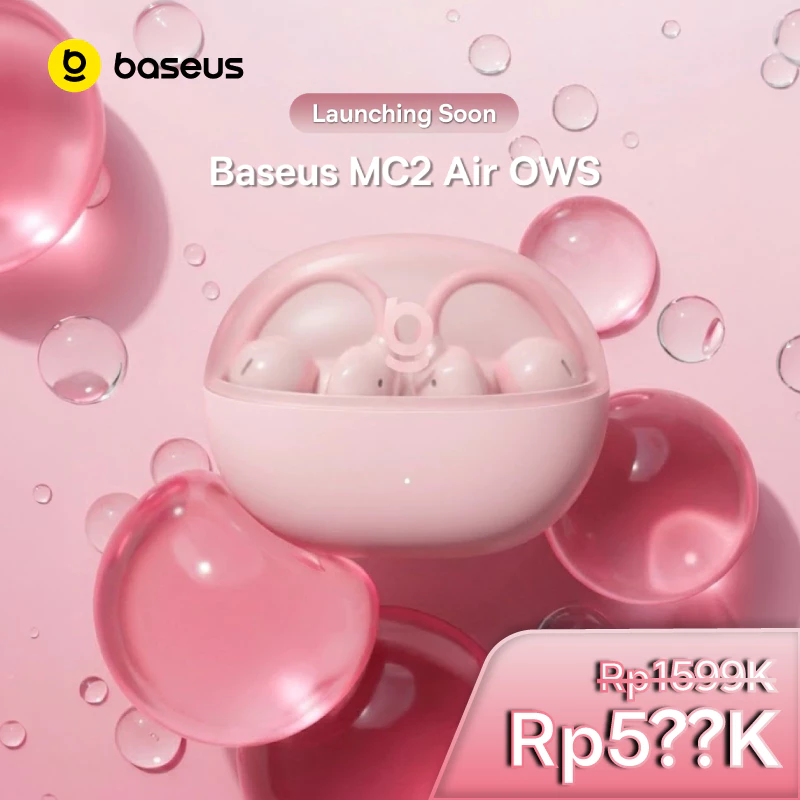 [NEW LAUNCH] Baseus Bowie MC2 Air Open-Ear Earbuds Bluetooth 6.0 Earphones SuperBass 2.0 IP67 Waterproof