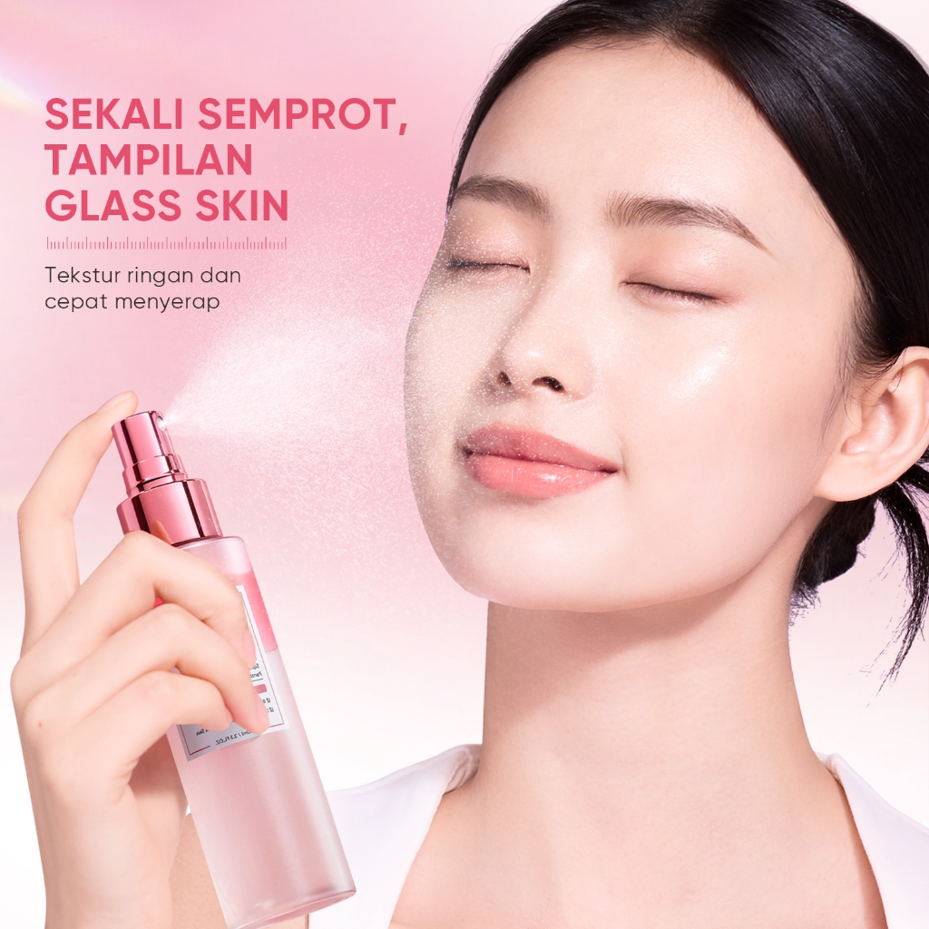 SKINTIFIC - PDRN Brightening Combo / PDRN Serum Spray + PDRN Moisturizer Glowing Cream Face Mist Whitening untuk Kulit Kusam - Gambar 2