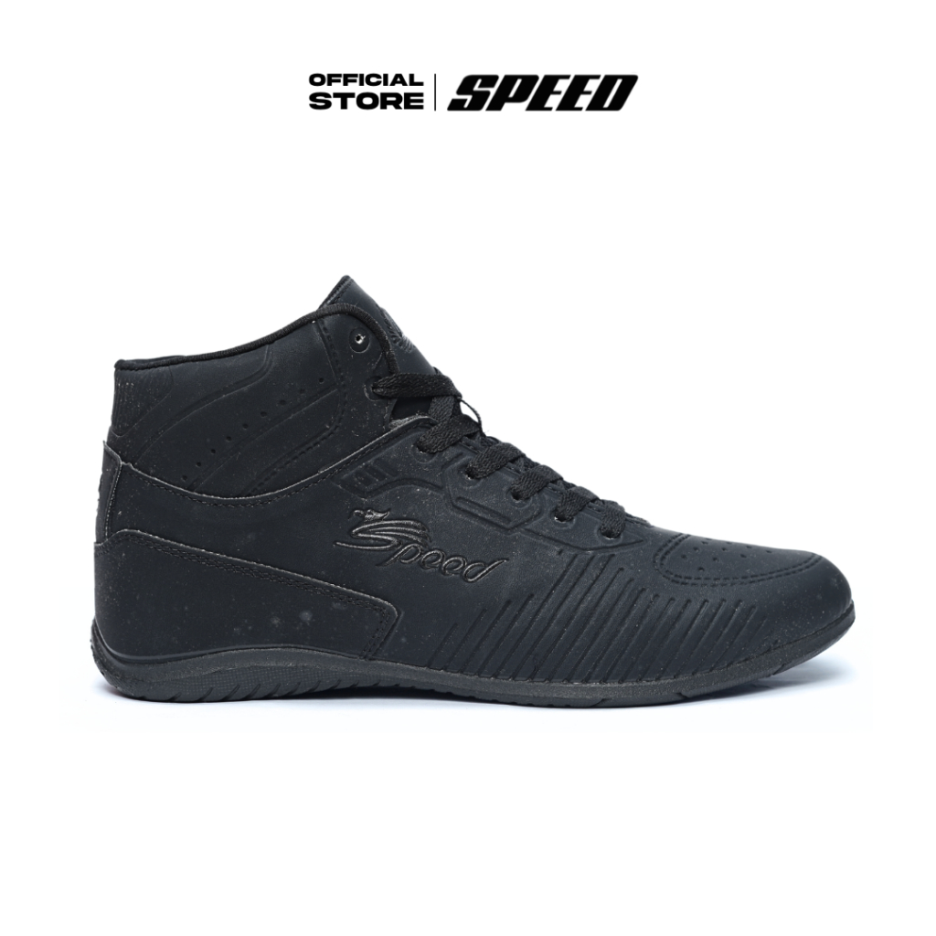 Speed - Peace Hi Austria - Sepatu Sneakers Sekolah Formal Hitam pria wanita dewasa Uk 37-42 - Gambar 3