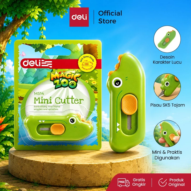 Deli x Magic Zoo Mini Cutter / Cutter Mini Karakter EM514
