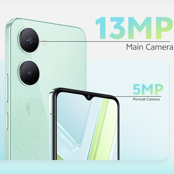 vivo Y03t - IP54 Tahan Air, AI Dual Camera 5000mAh + 15W FlashCharge, Layar Sunlight 90Hz - Gambar 3