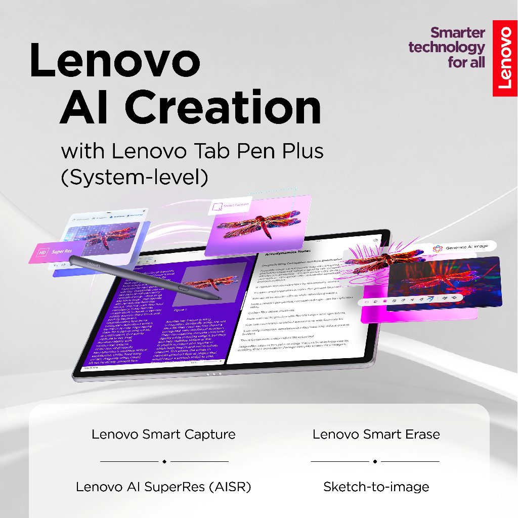 Lenovo Idea Tab Pro Gen 2 - WPS Office PC Level - Snapdragon 8s Gen 4 - 8/256GB - 13 inch 3.5K 144Hz 800 nits HBM - Android 16 - Dolby Vision - battery 10,200 mAh - 1 Year Carry InWarranty - Gambar 4