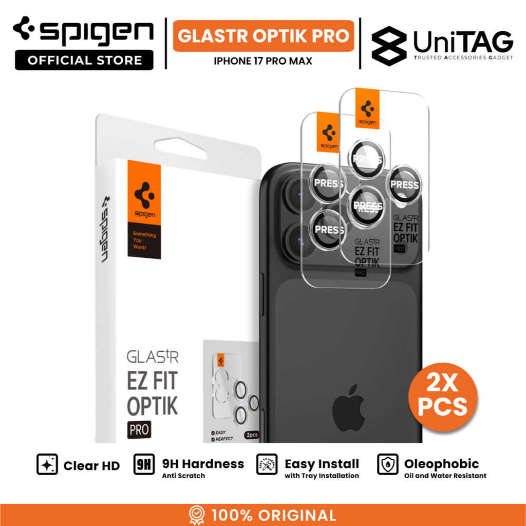SPIGEN Special Live Lens Protector for iPhone 17 Pro Max GlastR EZFit Optik Pro Camera Protection