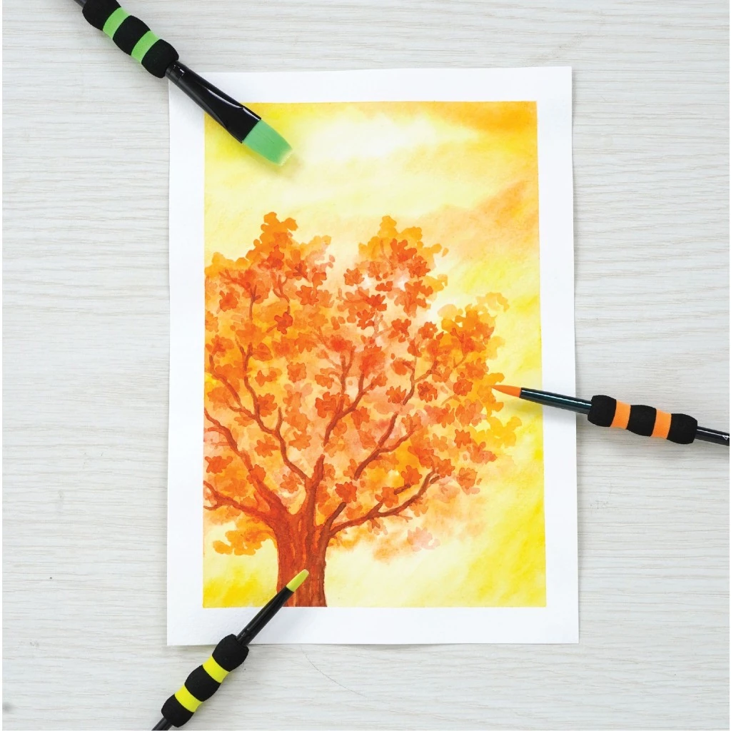 Faber-Castell GRIP BRUSH SET BLACK - KUAS MELUKIS PREMIUM 6 SIZE - Gambar 3